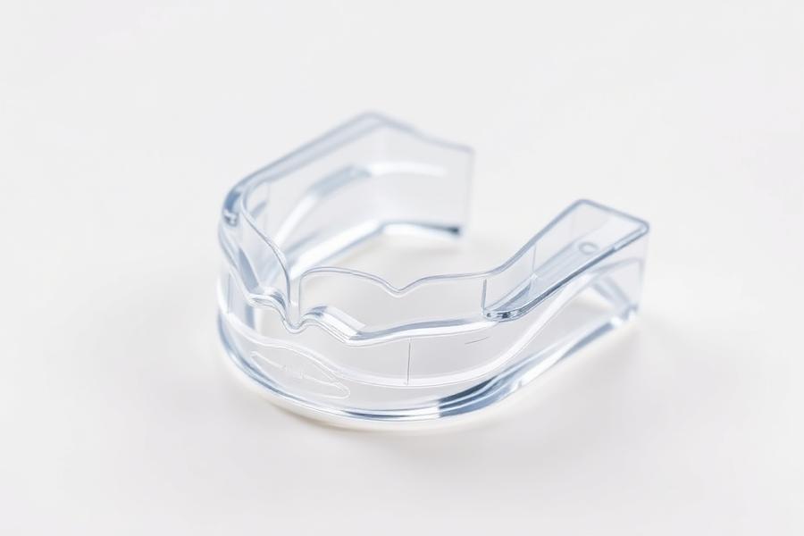 Orthèse d'avancée mandibulaire transparente